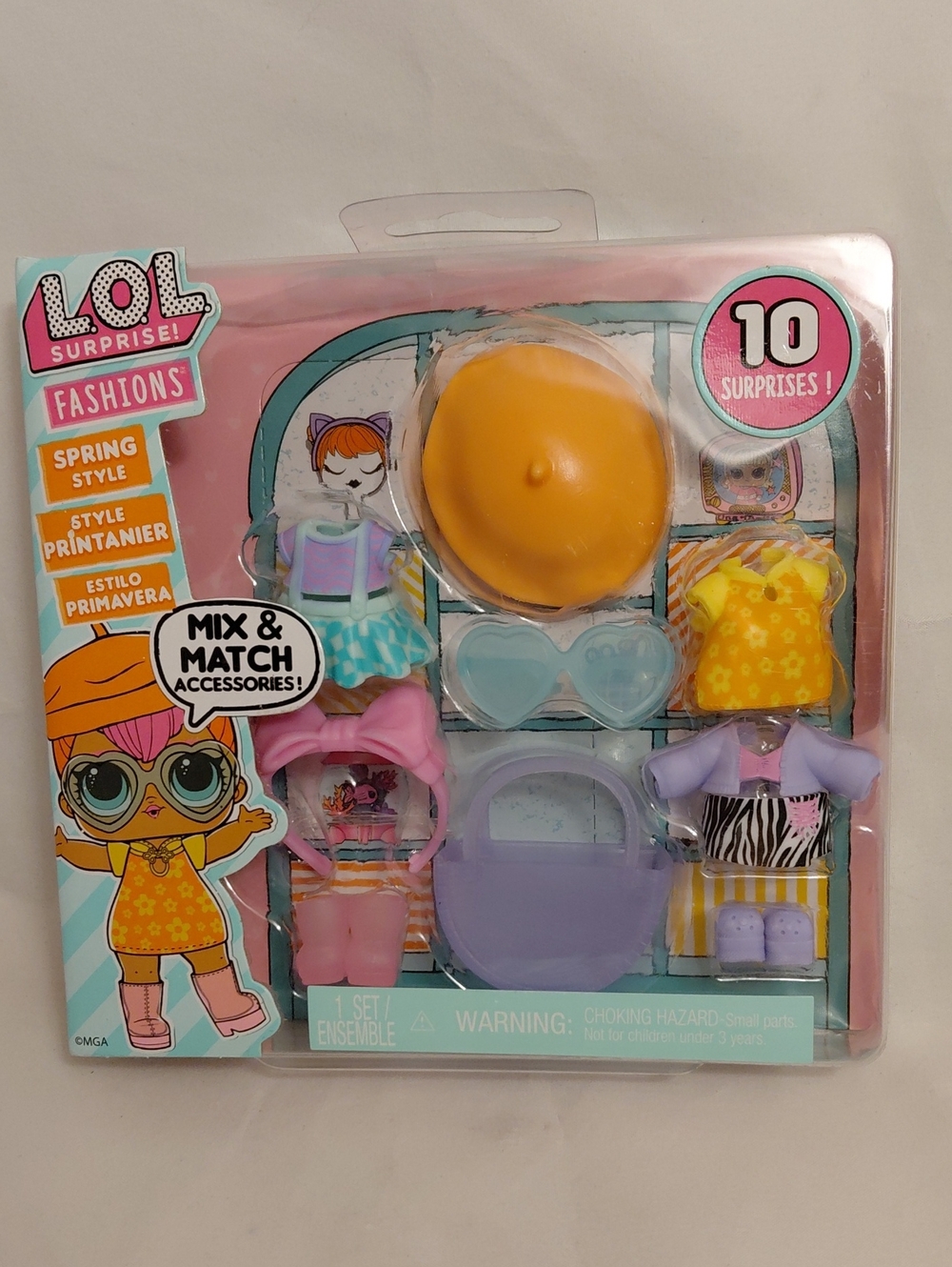 L.O.L. Surprise! Fashion Pack, Spring Style, 6 Unique Styles, Doll Accessories